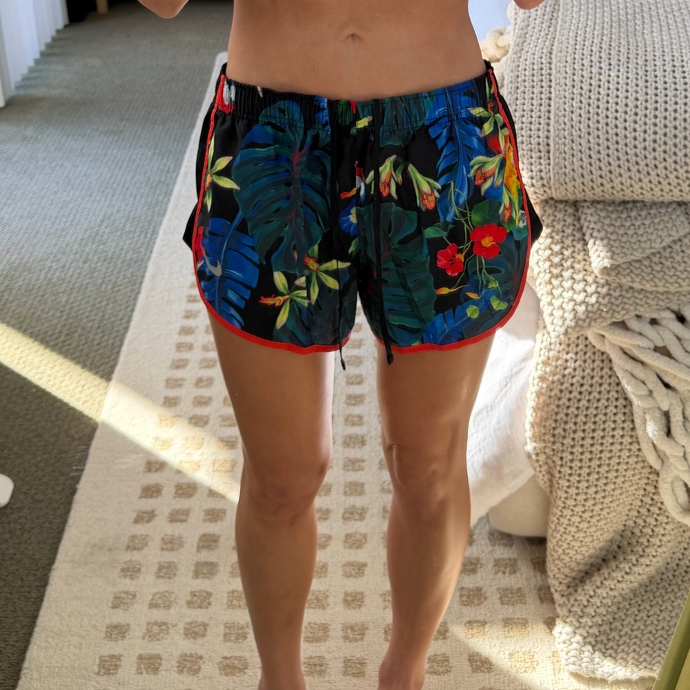 Nike Floral Athletic Shorts